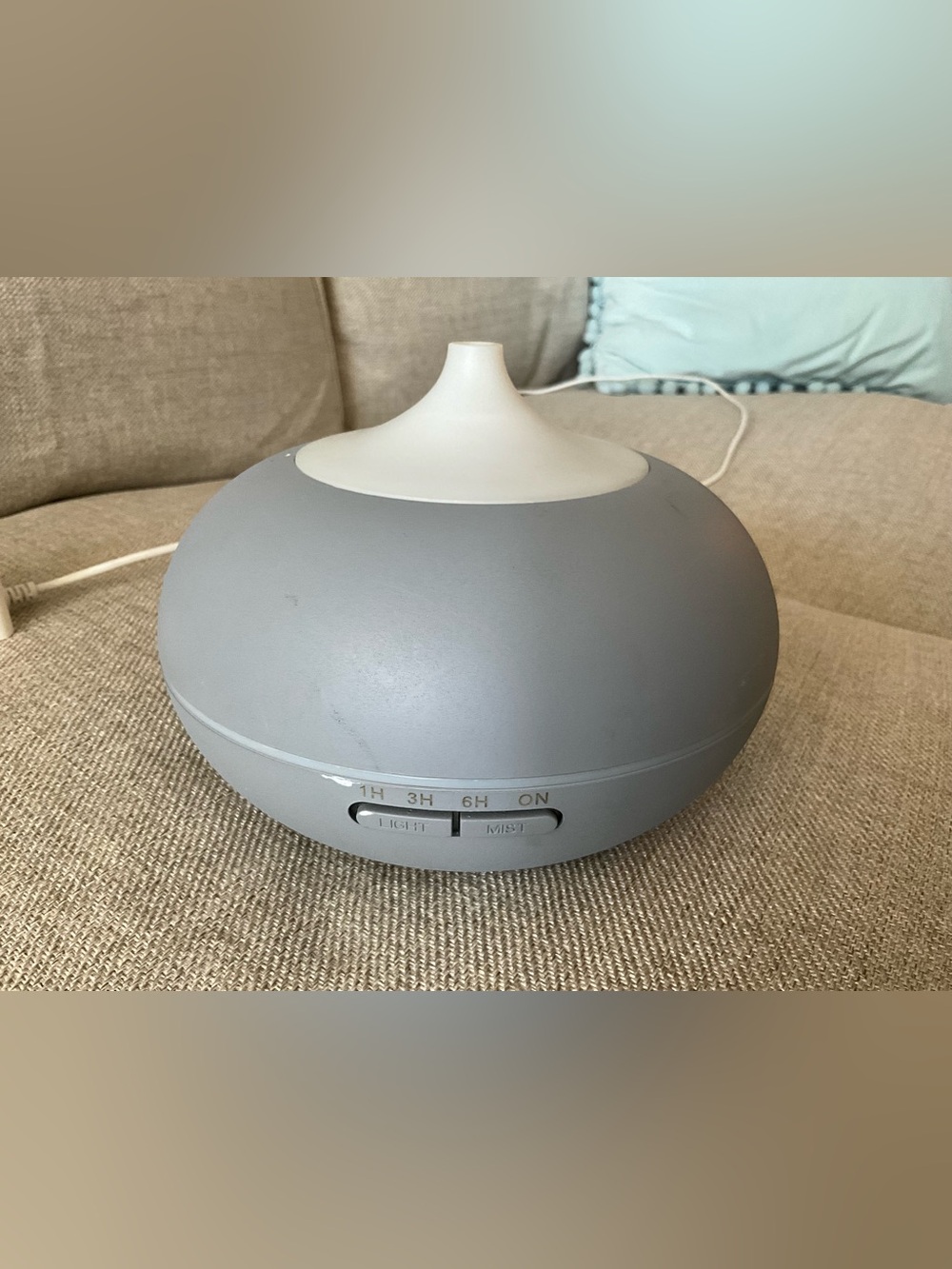 Gray and white Ultrasonic Aroma Diffuser - Home Accents